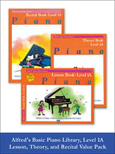 Alfred's Basic Piano Library, Level 1A: Lesson, Theory & Recital piano sheet music cover